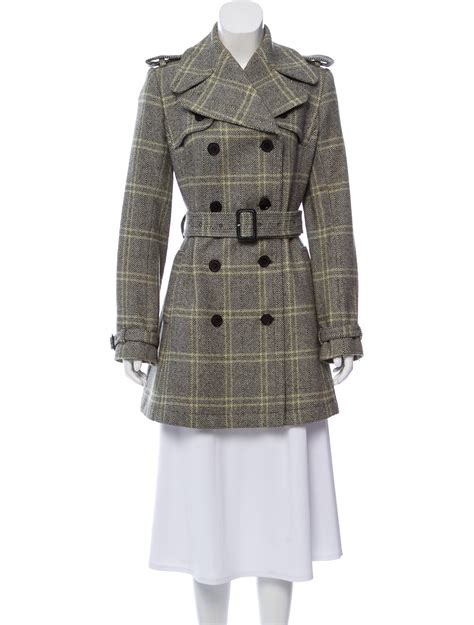 burberry double breasted blazer|burberry signature plaid women's coat.